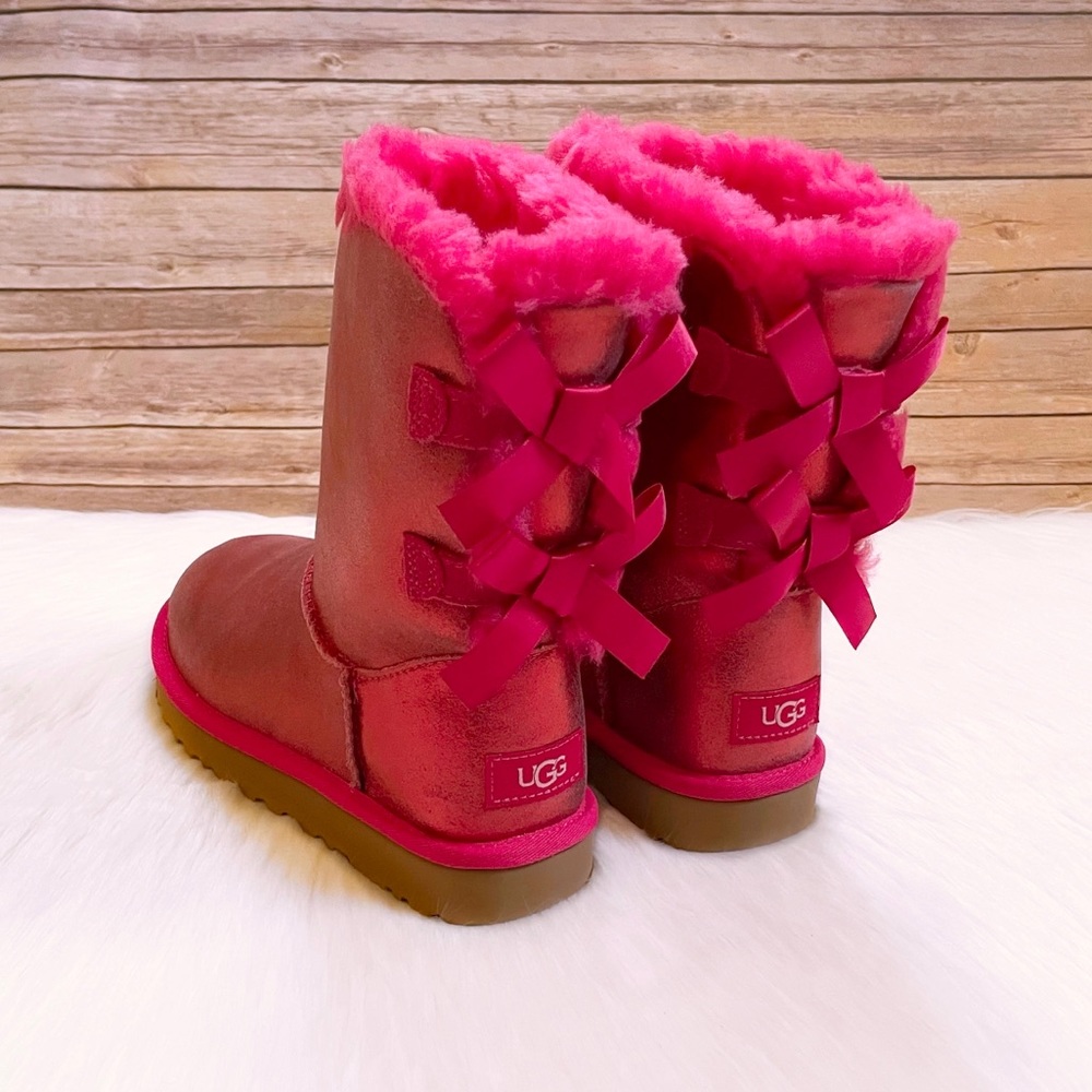 UGG Women’s Bailey Bow Glisten Boots - Picture 2 of 9